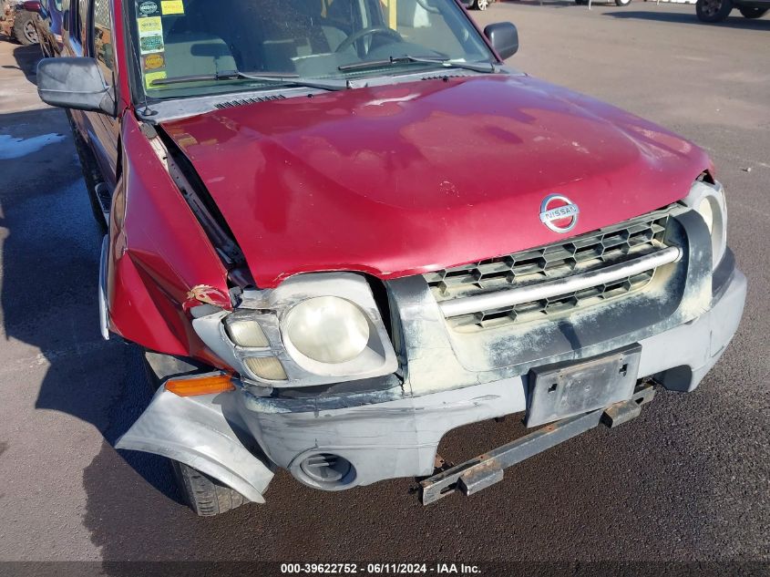 2004 Nissan Xterra Xe VIN: 5N1ED28T44C637543 Lot: 39622752