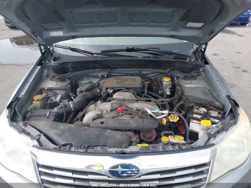 2010 Subaru Forester 2.5X VIN: JF2SH6ACXAG727301 Lot: 39622771