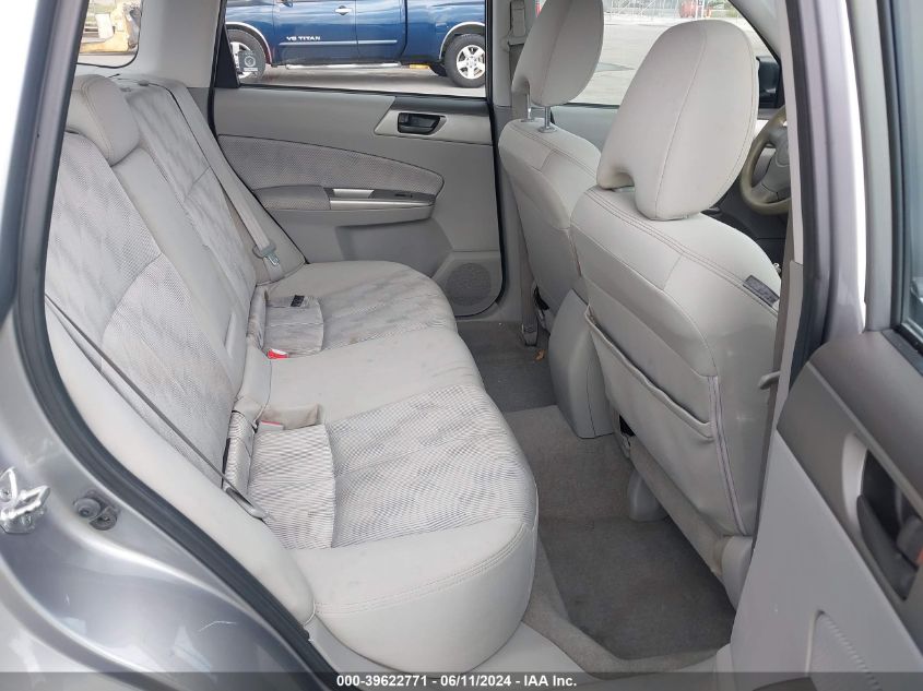 2010 Subaru Forester 2.5X VIN: JF2SH6ACXAG727301 Lot: 39622771