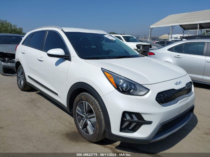 2022 Kia Niro Lxs VIN: KNDCB3LC8N5547879 Lot: 39622775