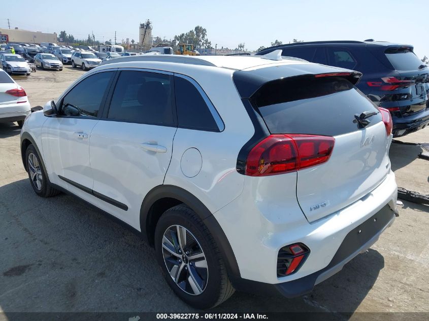 2022 Kia Niro Lxs VIN: KNDCB3LC8N5547879 Lot: 39622775