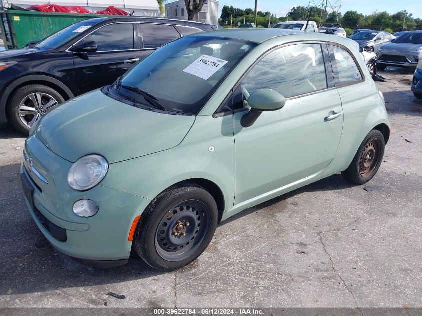 2015 Fiat 500 Pop VIN: 3C3CFFAR7FT550601 Lot: 39622784