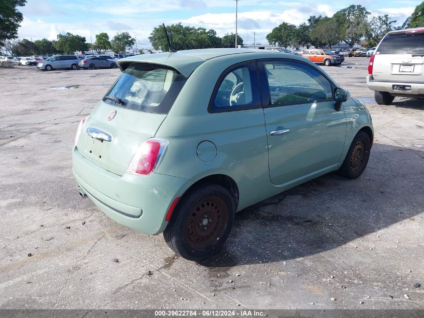 2015 Fiat 500 Pop VIN: 3C3CFFAR7FT550601 Lot: 39622784