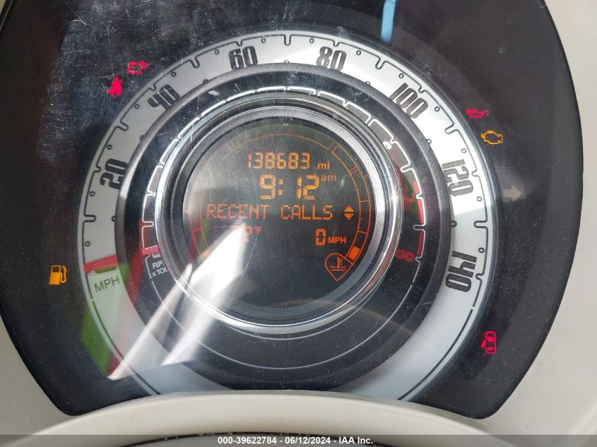 2015 Fiat 500 Pop VIN: 3C3CFFAR7FT550601 Lot: 39622784