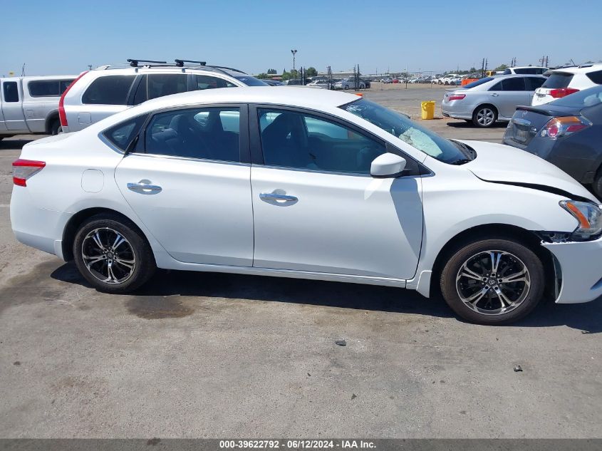 2014 Nissan Sentra Fe+ S/Fe+ Sv/S/Sl/Sr/Sv VIN: 3N1AB7AP0EY256349 Lot: 39622792