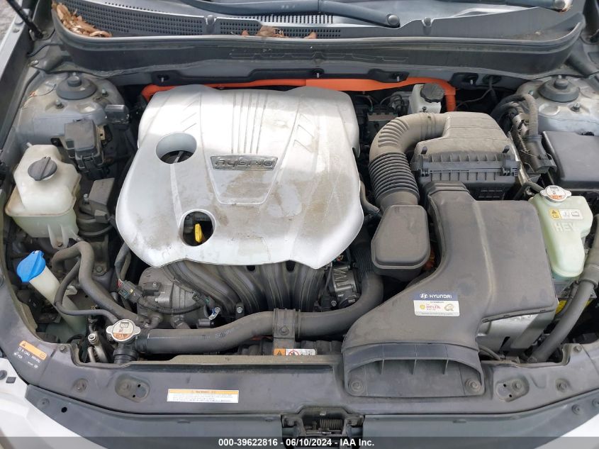 2013 Hyundai Sonata Hybrid VIN: KMHEC4A49DA065169 Lot: 39622816