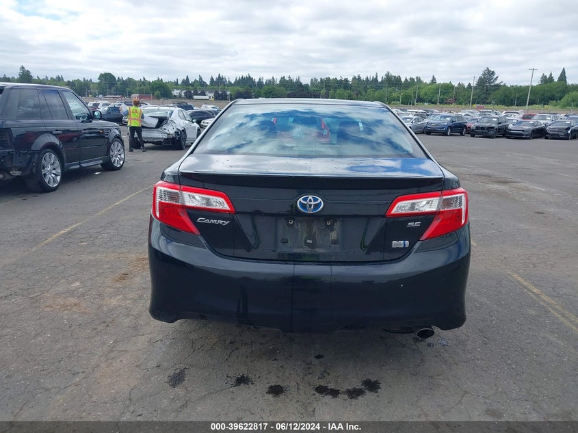 2014 Toyota Camry Hybrid Se Limited Edition VIN: 4T1BD1FK3EU130183 Lot: 39622817