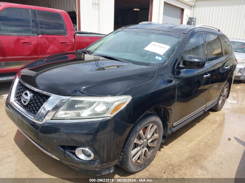 2014 Nissan Pathfinder Sl VIN: 5N1AR2MN9EC600884 Lot: 39622819