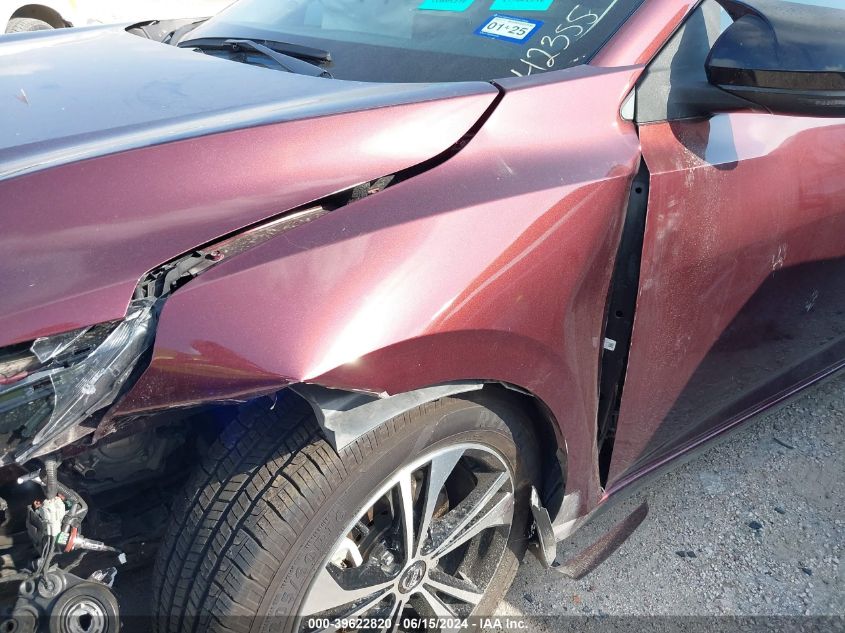 2020 Nissan Sentra Sv Xtronic Cvt VIN: 3N1AB8CV9LY270426 Lot: 39622820