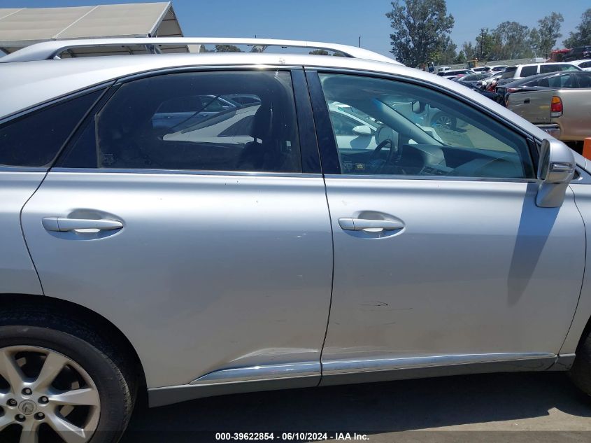 2010 Lexus Rx 350 VIN: JTJBK1BA1A2428337 Lot: 39622854