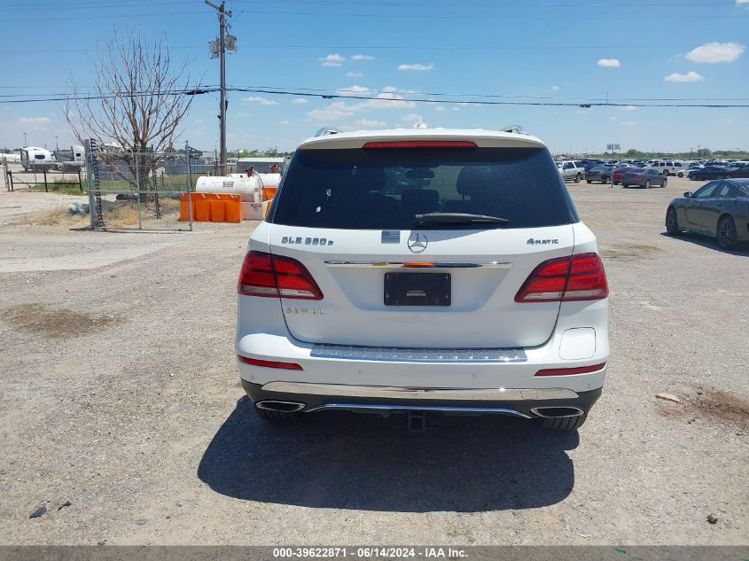 2018 Mercedes-Benz Gle 550E Plug-In Hybrid 4Matic VIN: 4JGDA6DB4JB017303 Lot: 39622871