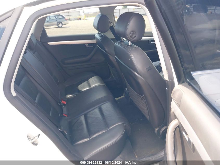 2007 Audi A4 2.0T VIN: WAUDF78E17A123025 Lot: 39622932