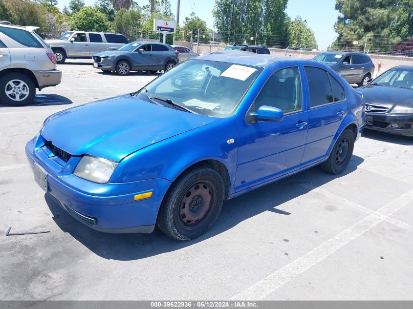 2001 Volkswagen Jetta Gl VIN: 3VWRT29M51M018425 Lot: 39622936