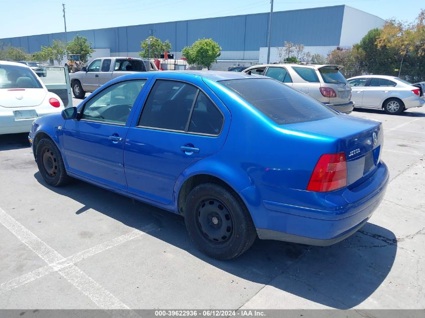 2001 Volkswagen Jetta Gl VIN: 3VWRT29M51M018425 Lot: 39622936