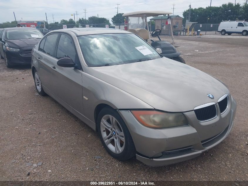 2008 BMW 328I VIN: WBAVA37538NL48070 Lot: 40253985