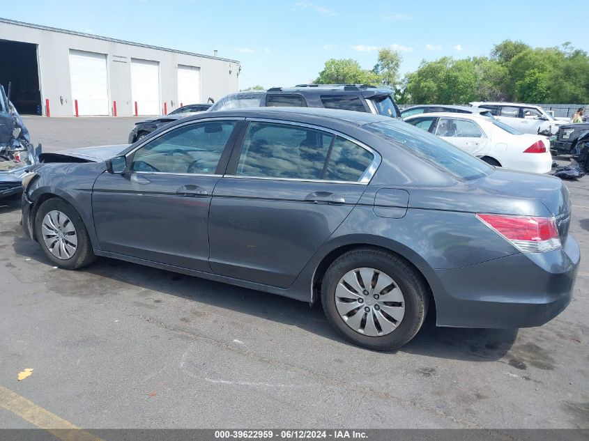 2010 Honda Accord 2.4 Lx VIN: 1HGCP2F33AA063953 Lot: 39622959