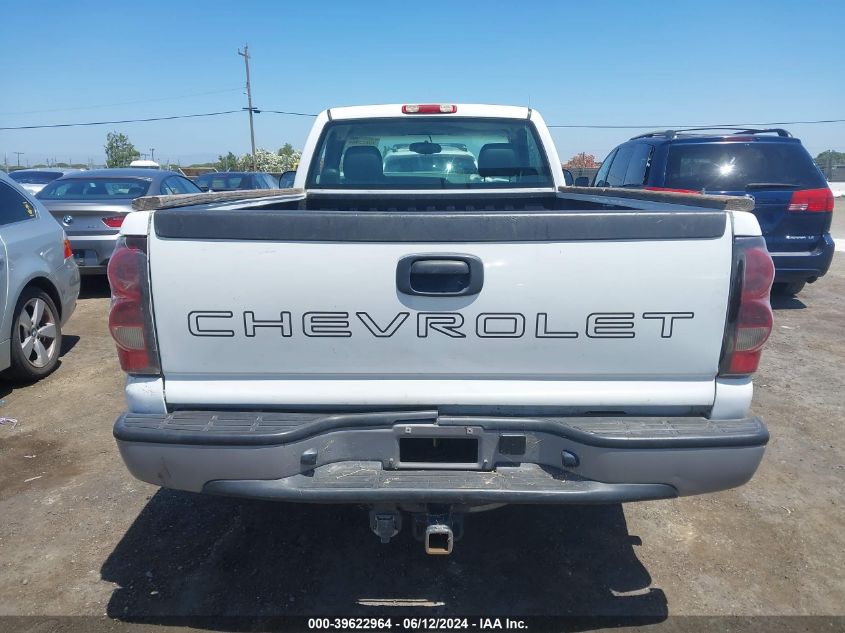 2007 Chevrolet Silverado 1500 Classic Work Truck VIN: 1GCEC14V17E170308 Lot: 39622964