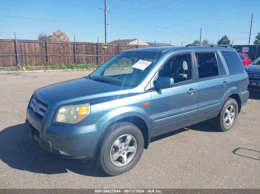 2006 Honda Pilot Ex VIN: 5FNYF28456B023580 Lot: 39623044