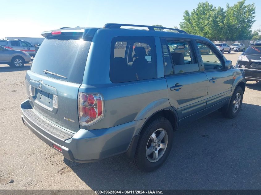 2006 Honda Pilot Ex VIN: 5FNYF28456B023580 Lot: 39623044