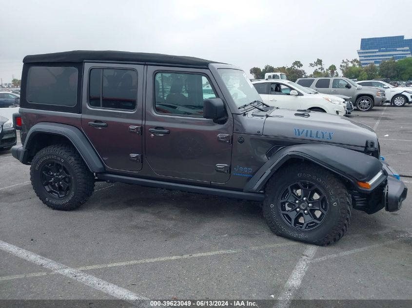 2023 Jeep Wrangler 4Xe 4X4 VIN: 1C4JJXN64PW599368 Lot: 39623049