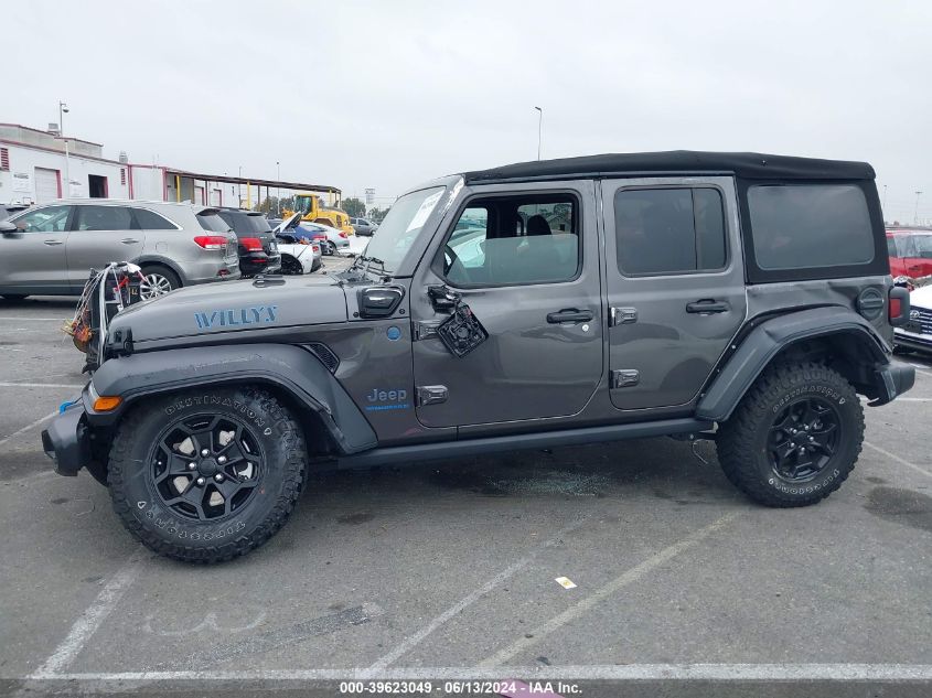 2023 Jeep Wrangler 4Xe 4X4 VIN: 1C4JJXN64PW599368 Lot: 39623049