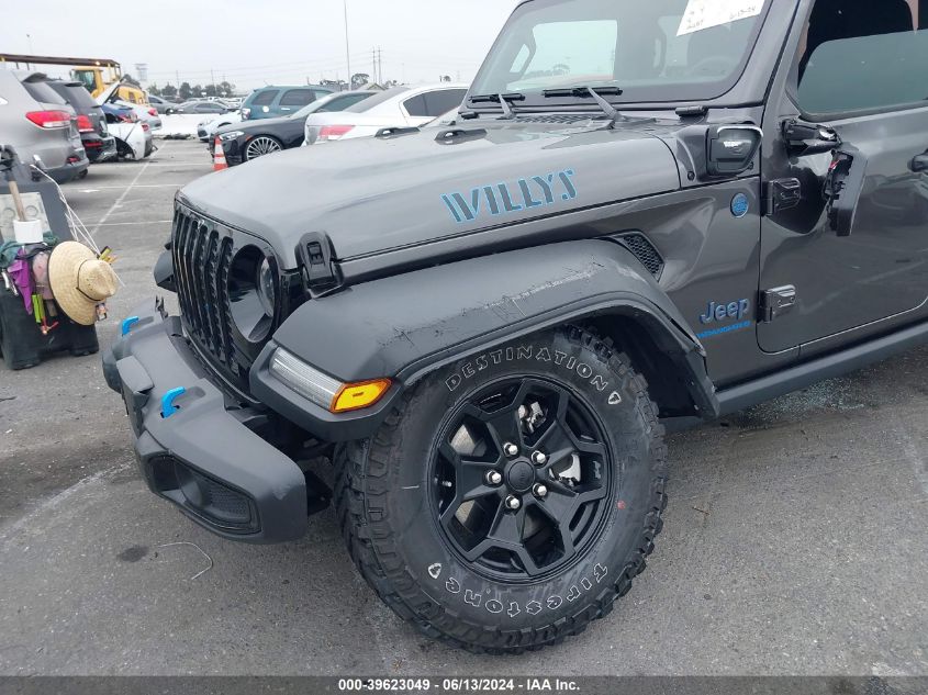 2023 Jeep Wrangler 4Xe 4X4 VIN: 1C4JJXN64PW599368 Lot: 39623049