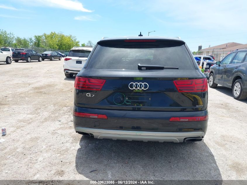 2019 Audi Q7 45 Premium VIN: WA1AHAF71KD037748 Lot: 39623055