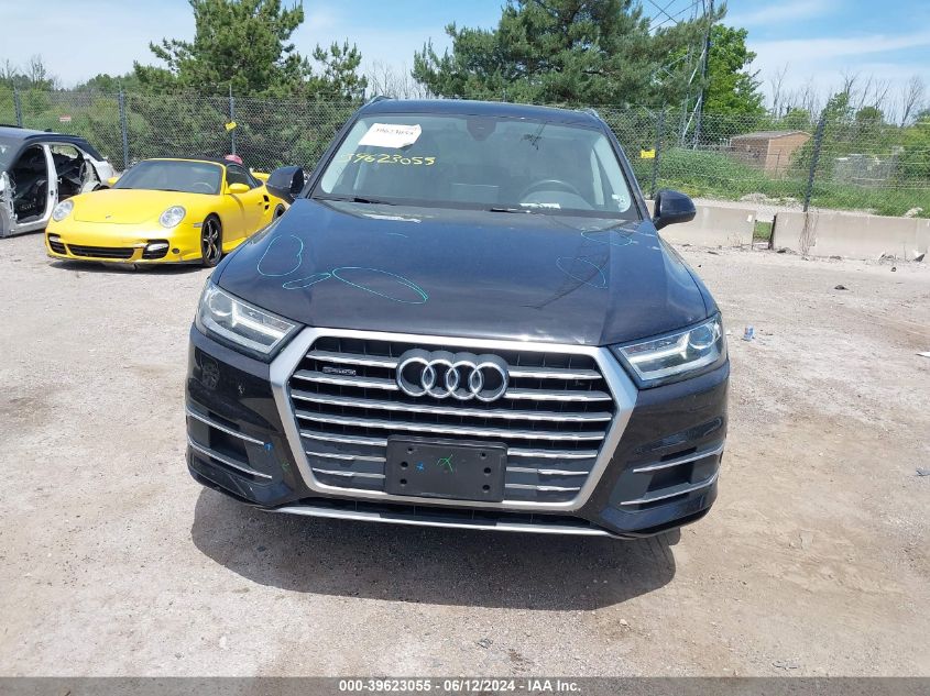 2019 Audi Q7 45 Premium VIN: WA1AHAF71KD037748 Lot: 39623055