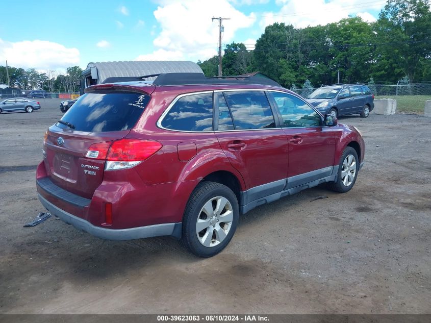 2011 Subaru Outback 2.5I Premium VIN: 4S4BRBCC5B3361687 Lot: 39623063