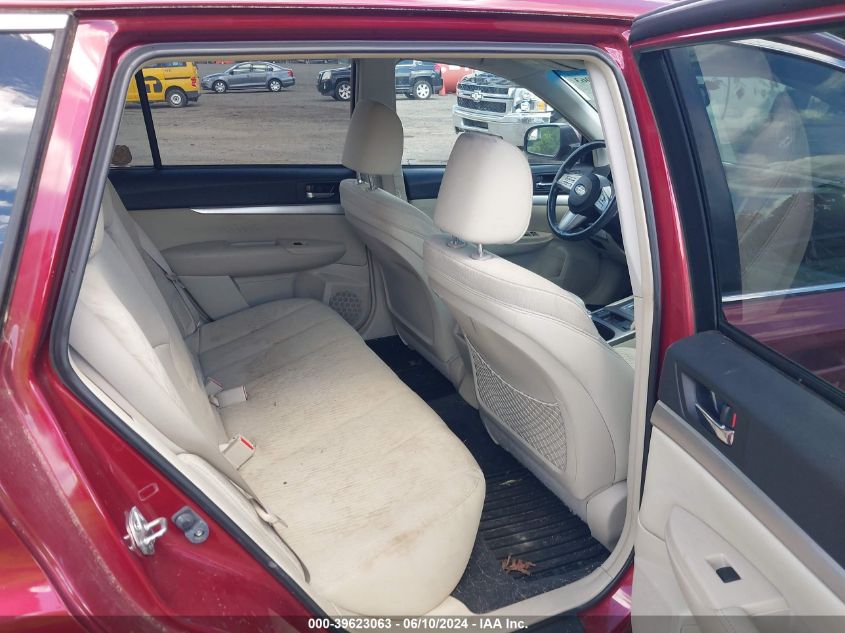 2011 Subaru Outback 2.5I Premium VIN: 4S4BRBCC5B3361687 Lot: 39623063