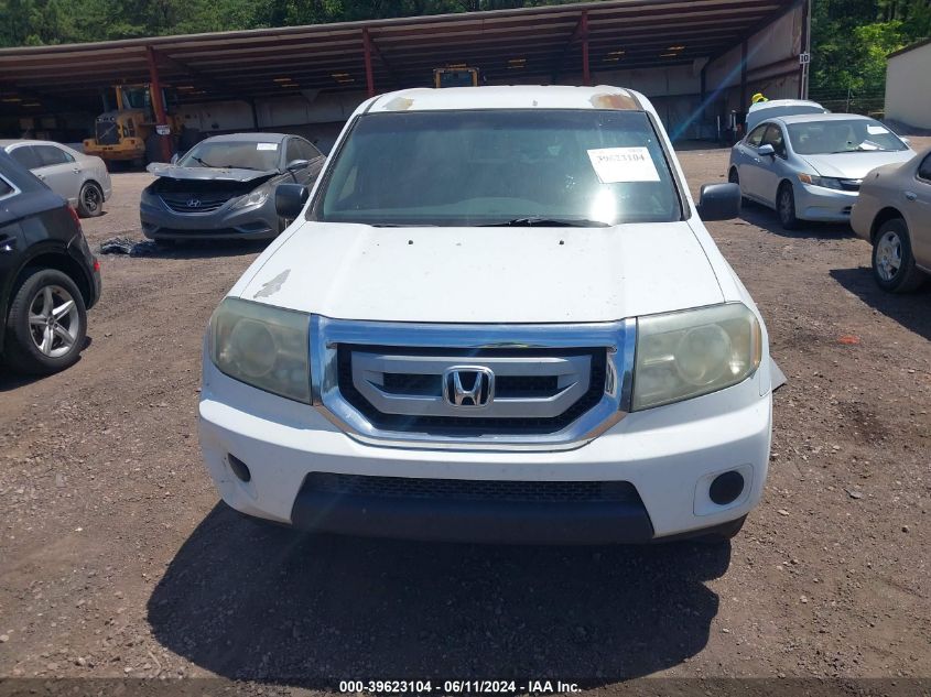 2011 Honda Pilot Lx VIN: 5FNYF3H29BB049050 Lot: 39623104