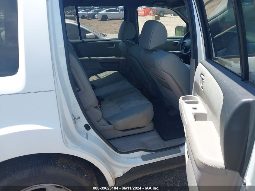 2011 Honda Pilot Lx VIN: 5FNYF3H29BB049050 Lot: 39623104