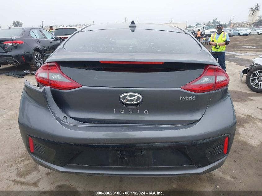 2019 Hyundai Ioniq Hybrid Limited VIN: KMHC85LC6KU111135 Lot: 39623105