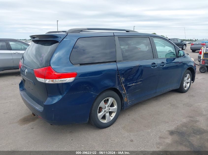 2011 Toyota Sienna Le V6 VIN: 5TDKK3DC3BS139449 Lot: 39623122