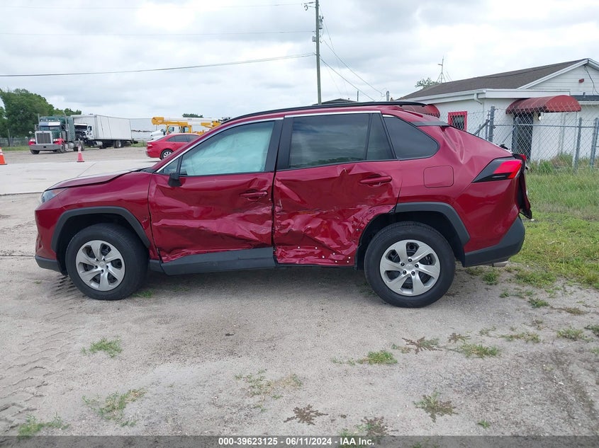 VIN 2T3H1RFV7MW141219 2021 TOYOTA RAV4 LE