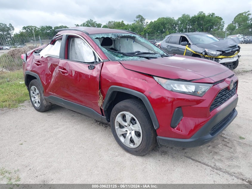 VIN 2T3H1RFV7MW141219 2021 TOYOTA RAV4 LE