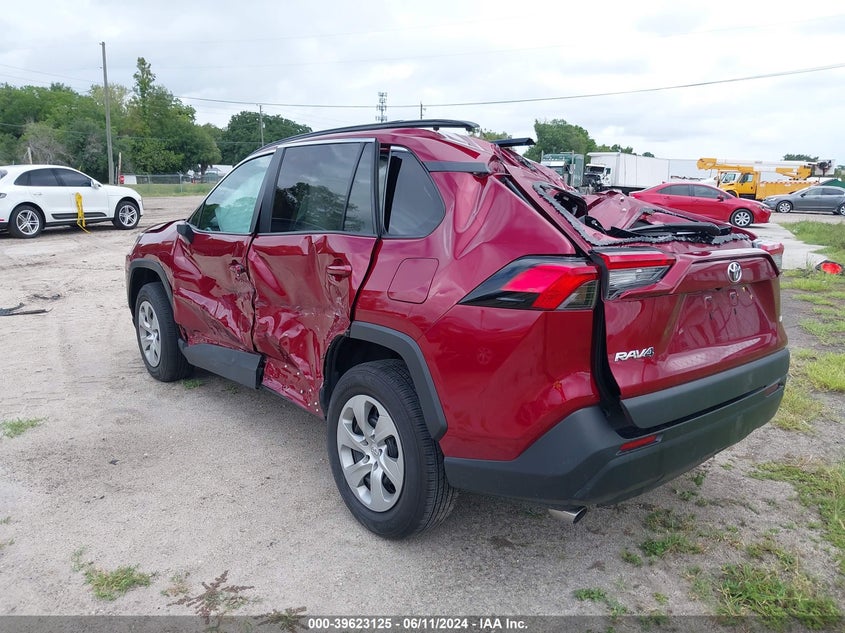 VIN 2T3H1RFV7MW141219 2021 TOYOTA RAV4 LE