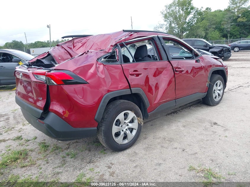 VIN 2T3H1RFV7MW141219 2021 TOYOTA RAV4 LE