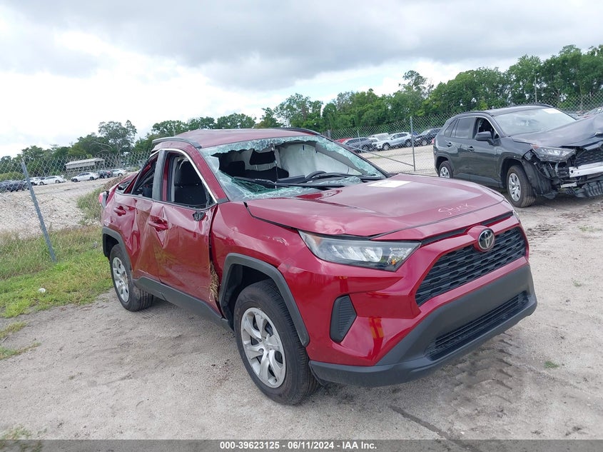 VIN 2T3H1RFV7MW141219 2021 TOYOTA RAV4 LE