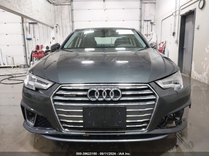 2019 Audi A4 45 Premium VIN: WAUENAF44KN014106 Lot: 39623150