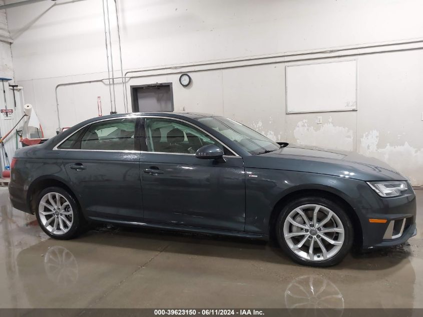 2019 AUDI A4 PREMIUM PLUS - WAUENAF44KN014106