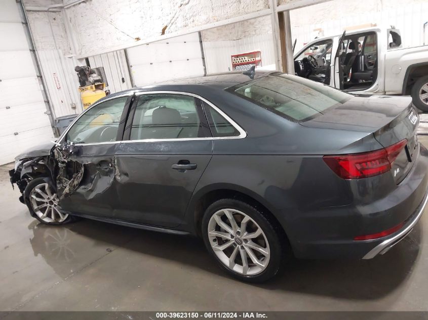 2019 AUDI A4 PREMIUM PLUS - WAUENAF44KN014106