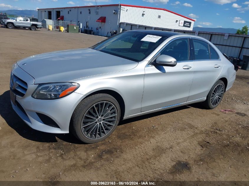 2019 Mercedes-Benz C 300 4Matic VIN: 55SWF8EB7KU321456 Lot: 39623163