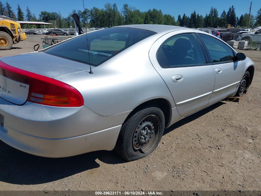 2003 Dodge Intrepid Se VIN: 2B3HD46R73H504308 Lot: 39623171