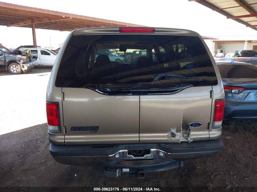 2000 Ford Excursion Xlt VIN: 1FMNU40F4YEB09240 Lot: 39623176