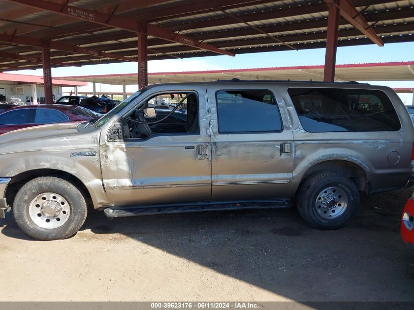 2000 Ford Excursion Xlt VIN: 1FMNU40F4YEB09240 Lot: 39623176