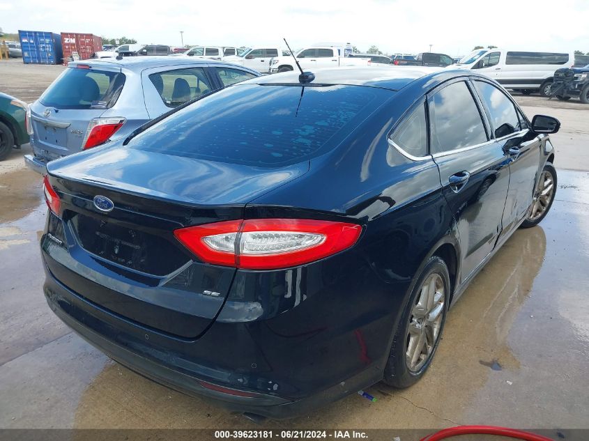 2016 Ford Fusion Se VIN: 3FA6P0H7XGR186119 Lot: 39623181