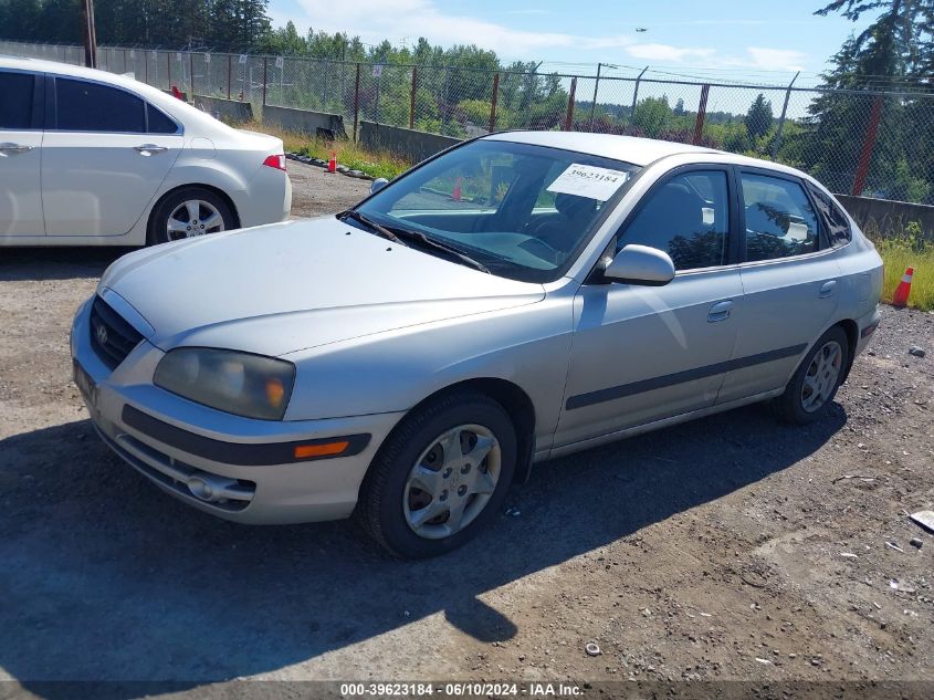 2005 Hyundai Elantra Gls/Gt VIN: KMHDN56D95U132910 Lot: 39623184