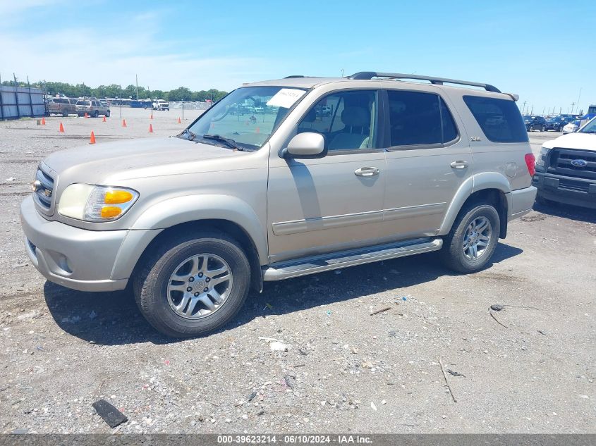 2004 Toyota Sequoia Sr5 VIN: 5TDZT34A44S231585 Lot: 39623214