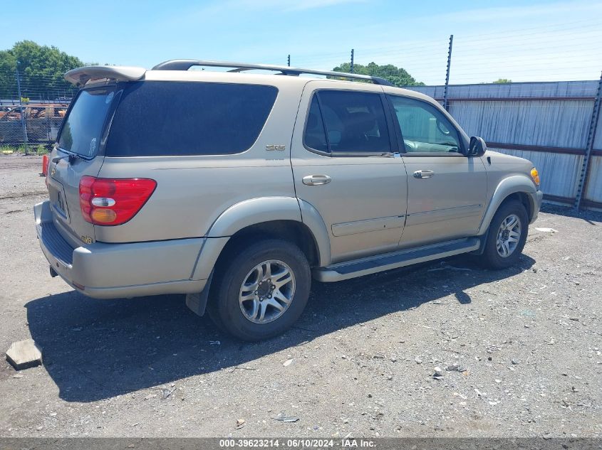 2004 Toyota Sequoia Sr5 VIN: 5TDZT34A44S231585 Lot: 39623214